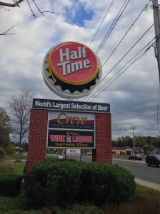 The Sign and Symbol of Half Time on South Road. Photo by Bob Tognetti
